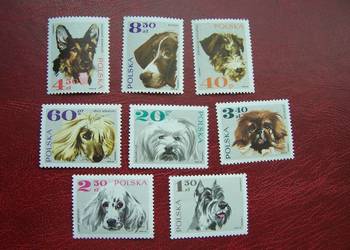 Polska 1968 MNH Mi. 1898/05 Fauna Psy  a