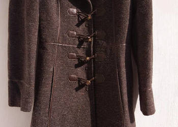 Stefanel klasyczny płaszcz zapinany na kołki r.38