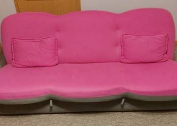 Wersalka młodzieżowa z dwoma poduszkami