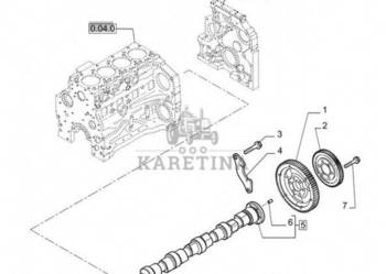 New Holland T6010 T6070 Koło zębate 4894776