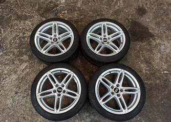 Alufelgi Audi 5x112 R18 Opony Zimowe Michelin CrossClimate