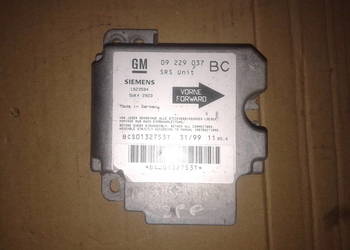 MODUŁ SENSOR AIRBAG OPEL  ASTRA II G 09229037