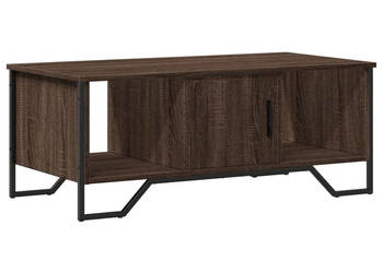 Stolik kawowy brązowy dąb 100x51x40 cm WM-848493