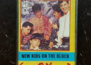 Kaseta magnetofonowa NKOTB- Step by step ,Wyd. Takt