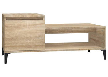 Stolik kawowy dąb sonoma 100x50x45 cm materiał drewnopochodny WM-821135