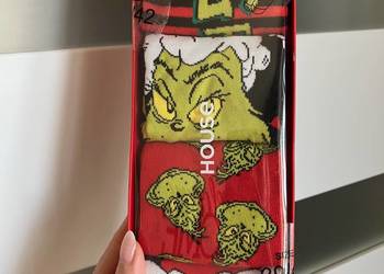Nowe skarpety 4 pary House Grinch święta christmas 39-42 boże narodzenie