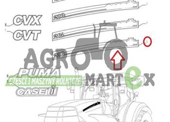 47664573, 84350531 NAKLEJKA LH CASE PUMA 230 CVX CNH