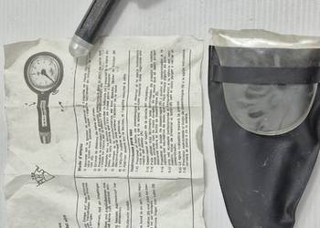 Kolekcjonerski ciśnieniomierz do opon HIRSCH - Nowy, PRL / Retro