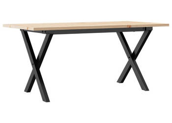 Stolik kawowy z nogami w kształcie litery X 90x40x45 cm WM-3282686