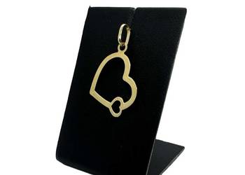 Nowa złota zawieszka pr 585 0,39g Serce