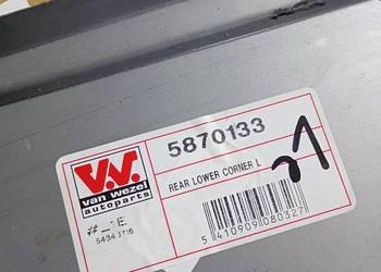 T3 VW panel tylny dolny pod zderzakiem lewy