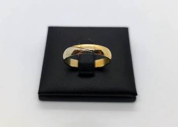 Złota obrączka próby 585 - 3,34g (Rozmiar 21)