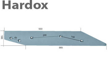 Płoza długa HARDOX 27011400/L części do pługa RABEWERK