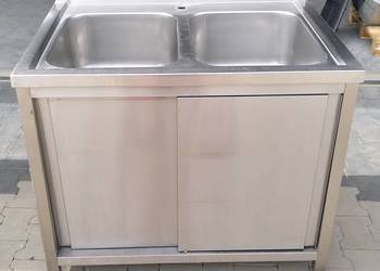 Zlew gastronomiczny ze stali nierdzewnej 100x70x85