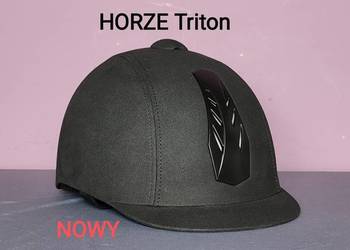 NOWY Kask jeździecki HORZE Triton - rozm. 56-58 regulowany