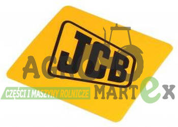 817/19661, 33/Z0213 PRZYKLEJANA PLAKIETKA Z LOGO JCB