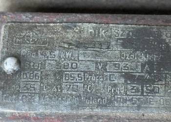 Likwidacja gospodarstwa - Sprzedam silnik elektryczny 4.5kW