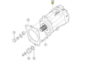 Claas Jaguar 970 - hydromotor przyrządu żniwnego 0001246861
