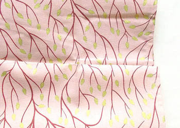 pudrowy obrus we wzory, boho obrus, bieżnik, serweta 45x150