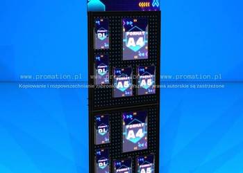 Uniwersalny stojak perforowany MULTIFORMAT 10 kieszeni P58mix A4/A5/A6