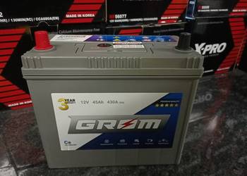 Akumulator 45Ah 430A Japan L+ GROM Premium