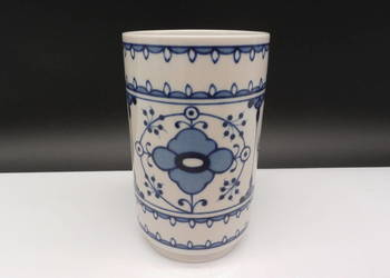 Porcelana Lichte Echt Kobalt Kubek / Wazonik wzór słomkowy