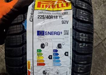 Opony zimowe  225 40R18  pirelli cinturato winter cana za 2sztr