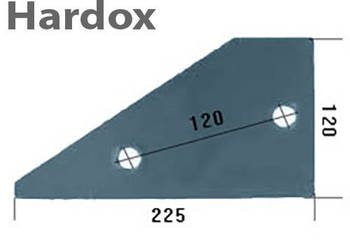 Płoza przednia HARDOX 24013/P części do pługa NIEMEYER