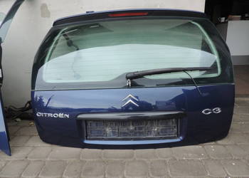 CITROEN C3 I KPUD KLAPA TYŁ BAGAŻNIKA SZYBA