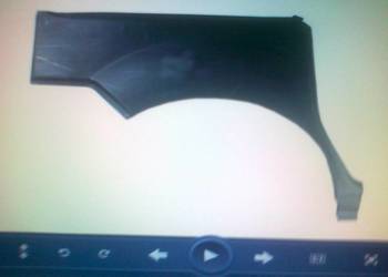 REPERATURA BŁOTNIKA TYLNEGO PR - RENAULT KANGOO 97-2003 REPERATURA BŁOTNIKA TYLNEGO PR - RENAULT KANGOO 97-2003