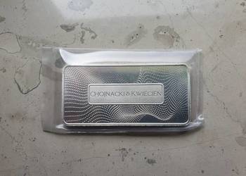 Sztabka srebra 100g Chojnacki & Kwiecień Ag 999