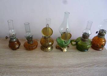 LAMPKI NAFTOWE KOMPLET 6 SZTUK