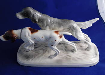 Figurka pary biegnących psów Katzhutte 36 cm nr 671 Fiaf Figurka pary biegnących psów Katzhutte 36 cm nr 671 Fiaf