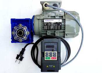 Silnik elektryczny 1,5kW z przekładnią i falownikiem 230V