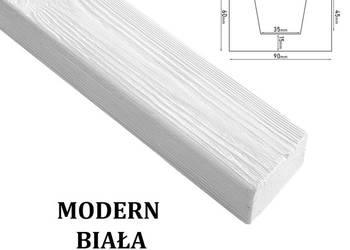 Belka Modern  9x6 cm Biała