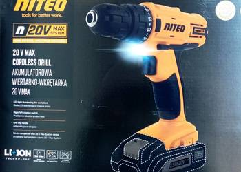 Wiertarko wkrętarka akumulatorowa Niteo 20V OKAZJA Nowa