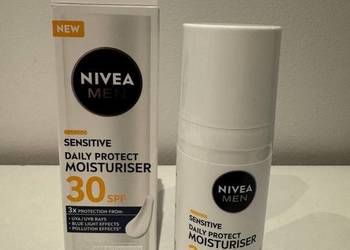 Nivea Men Sensitive nawilżający krem do twarzy SPF30