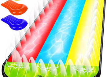 Ślizg wodny z fontanną