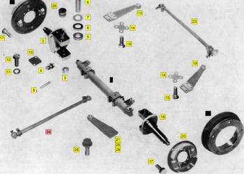 Drążek kierowniczy podłużny Multicar M25  V-01-25