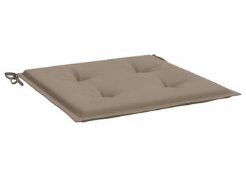 Poduszki na krzesła ogrodowe 4 szt. taupe 50x50x3 cm WM-314054