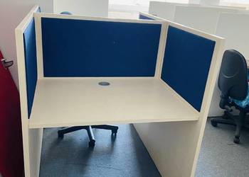 2x Biurko komputerowe boks stanowisko call center kafejka internet