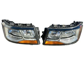 Reflektor lampa scania s r p nowy model h7 oryginał komplet