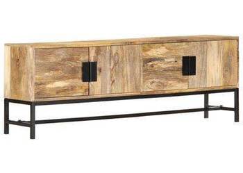 vidaXL Szafka pod telewizor, 140x30x50 cm, lite drewno mango（285863）