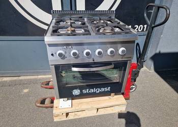 Kuchnia gazowa z piekarnikiem elektrycznym, 4-palnikowa, P 20.5+7 kW, U G30