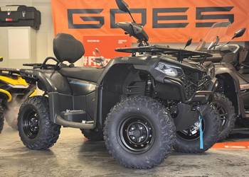 Quad CfMoto 520L Black, 4x4, Led, Long, Black Edition, Wciągarka 495cc