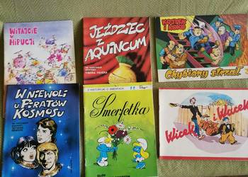Komiksy - Kajko | Wicek | Smerfetka | Jezdziec | Piraci kosmosu | Hipucji