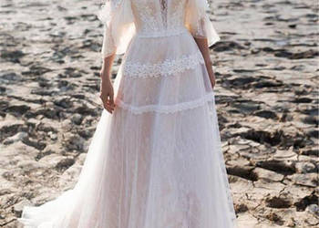 Suknia ślubna boho ROMANTIC 34 36, 38, 40 42, 44, 46, 48, 50