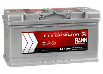 Akumulator 100Ah 870A FIAMM TITANIUM PRO P+ || Gliwice, Toszecka 11