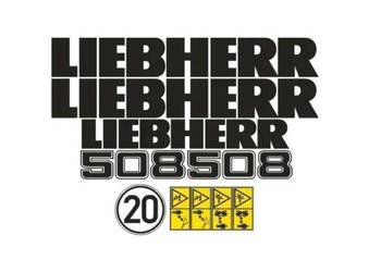 Naklejki oklejenie naklejka - LIEBHERR 508 Zamiennik