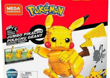 Figurka Pokemon Pikachu Klocki Konstrukcyjne 825el. Mega Con